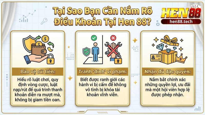 Người chơi đang tìm hiểu chi tiết các quy định và điều khoản trên ứng dụng Hen 88